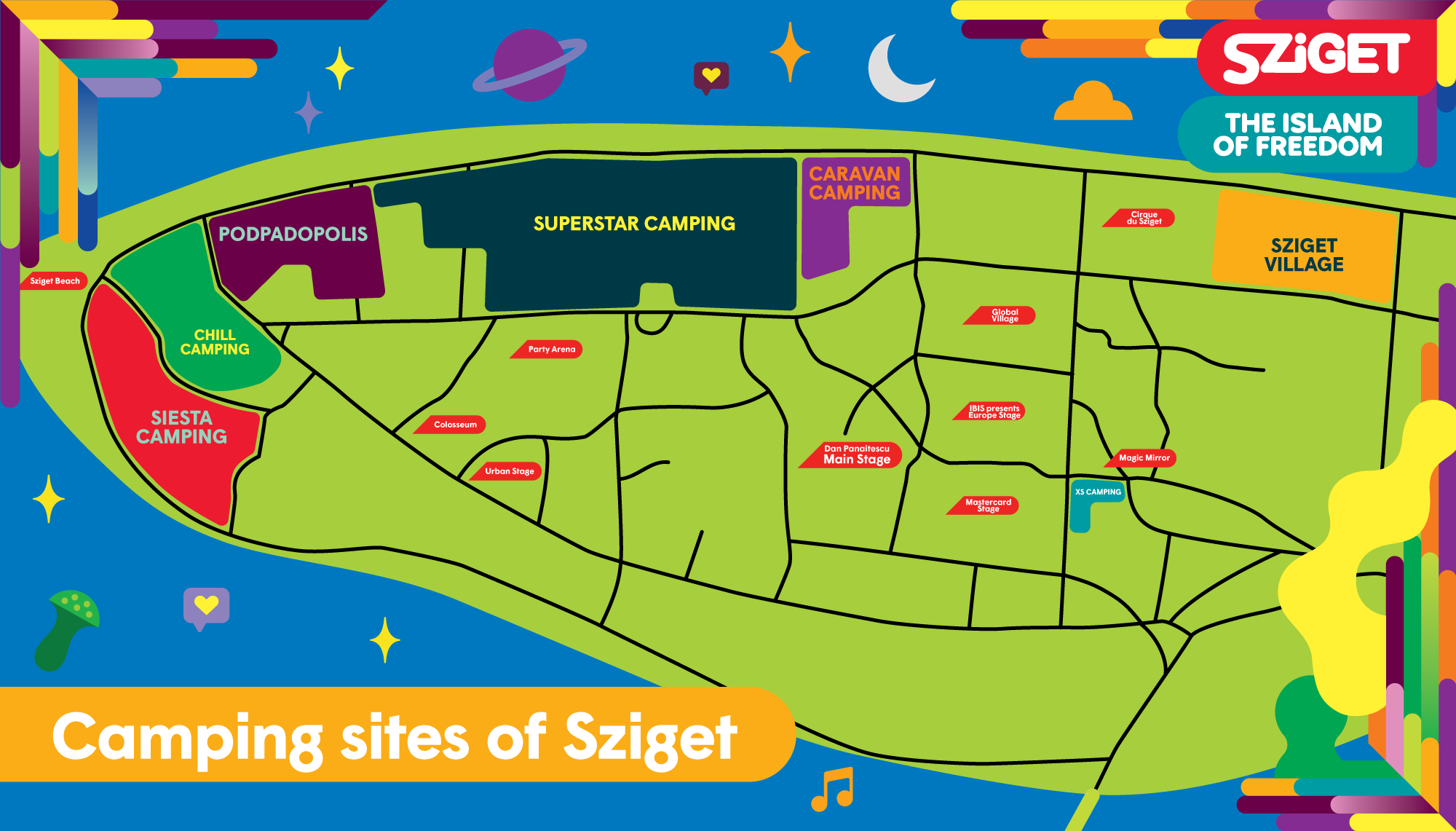 Sziget map